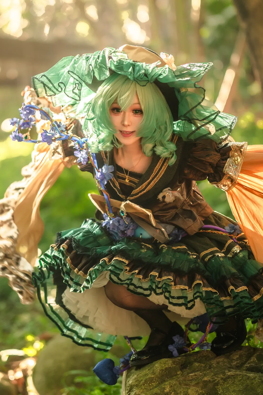 东方project, 古明地恋cos, 东方cosplay, 古明地觉妹妹, 林中摄影 - 第1张