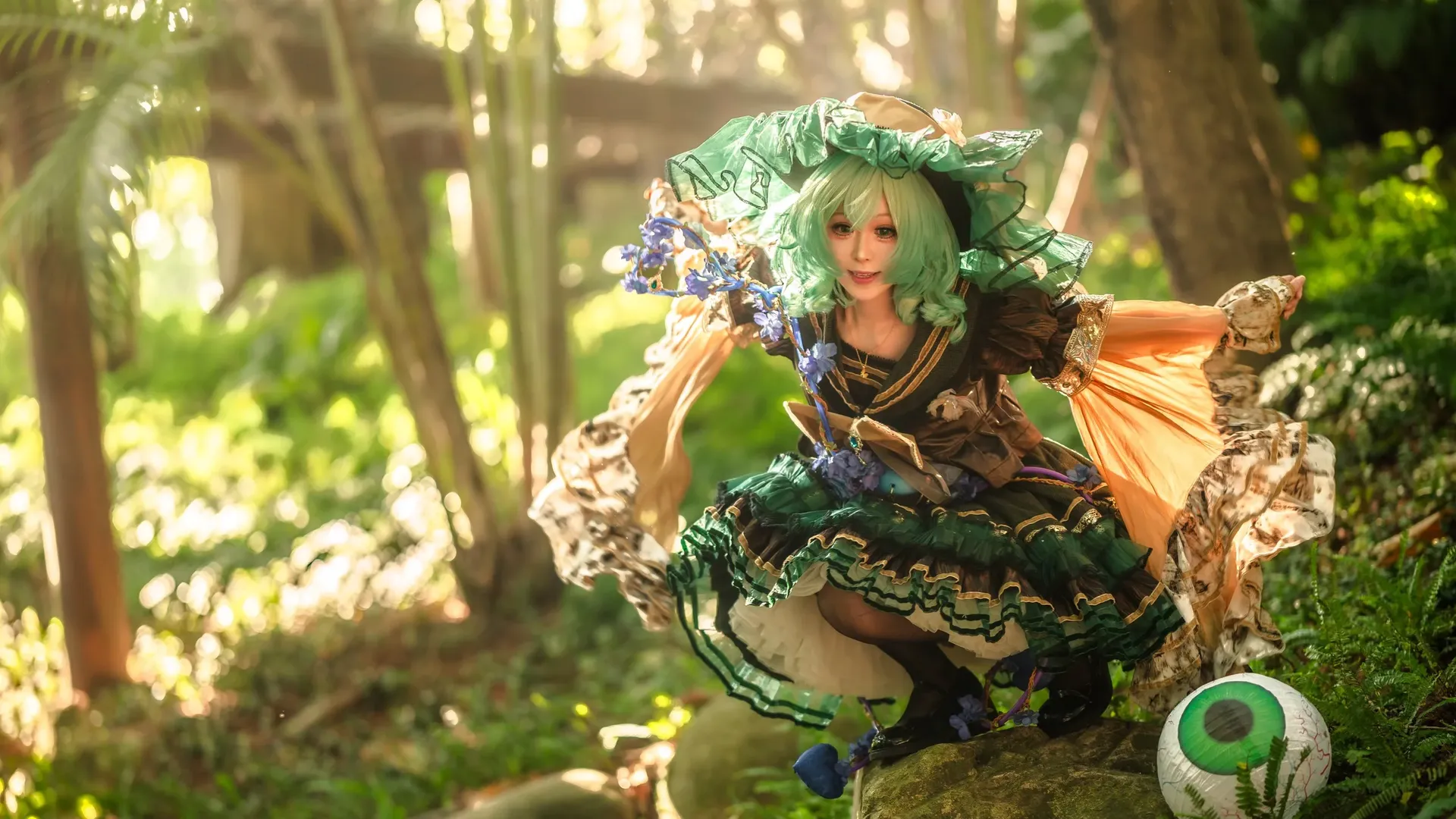 東方Project, 古明地こいし コスプレ, 東方コスプレ, 古明地さとりの妹, 森の中の撮影