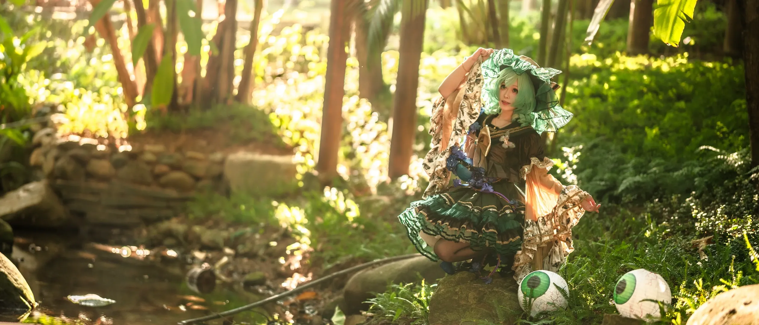 东方project, 古明地恋cos, 东方cosplay, 古明地觉妹妹, 林中摄影 - 第4张