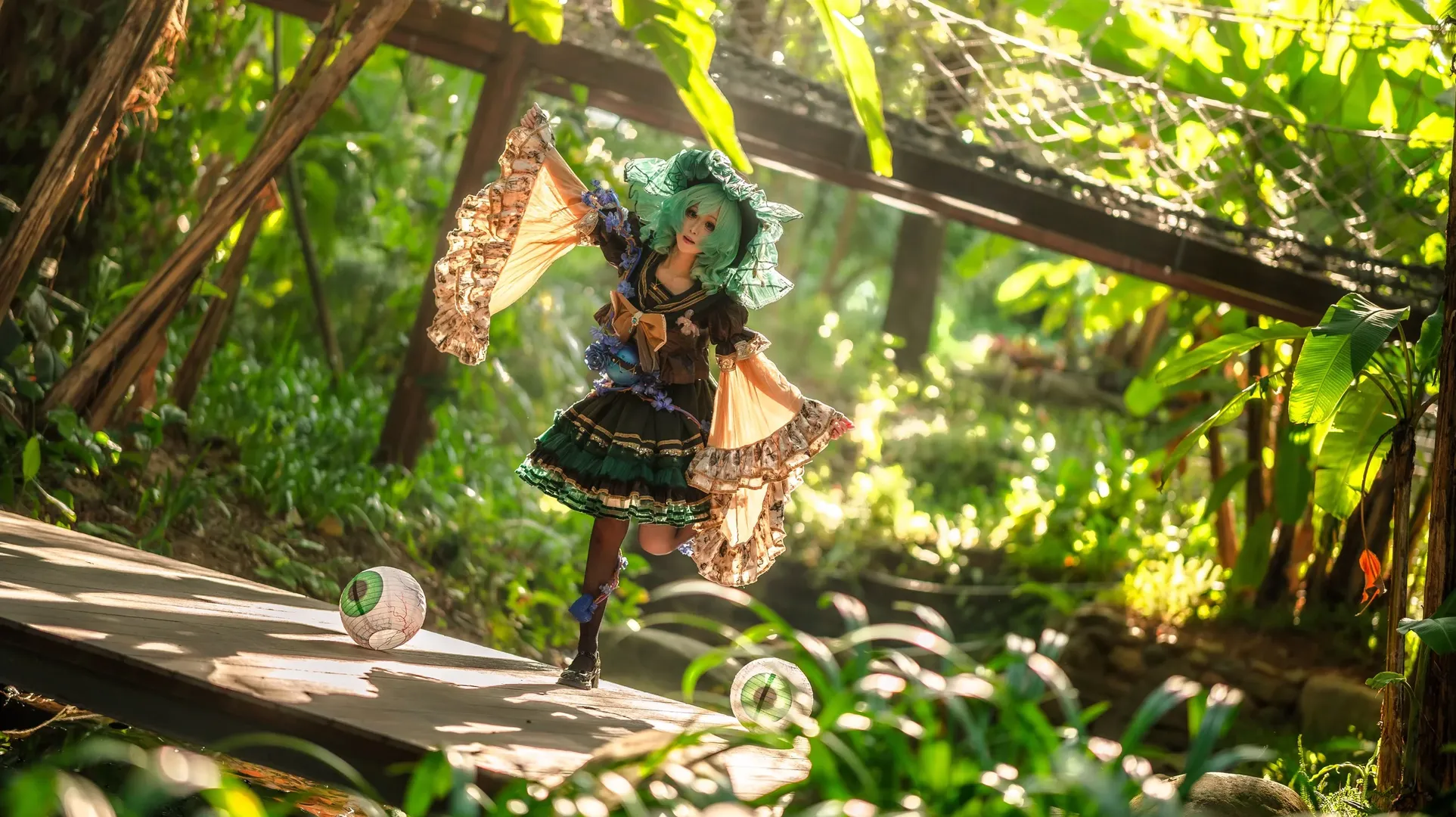东方project, 古明地恋cos, 东方cosplay, 古明地觉妹妹, 林中摄影 - 第6张