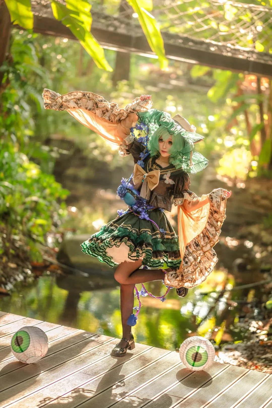 东方project, 古明地恋cos, 东方cosplay, 古明地觉妹妹, 林中摄影 - 第7张