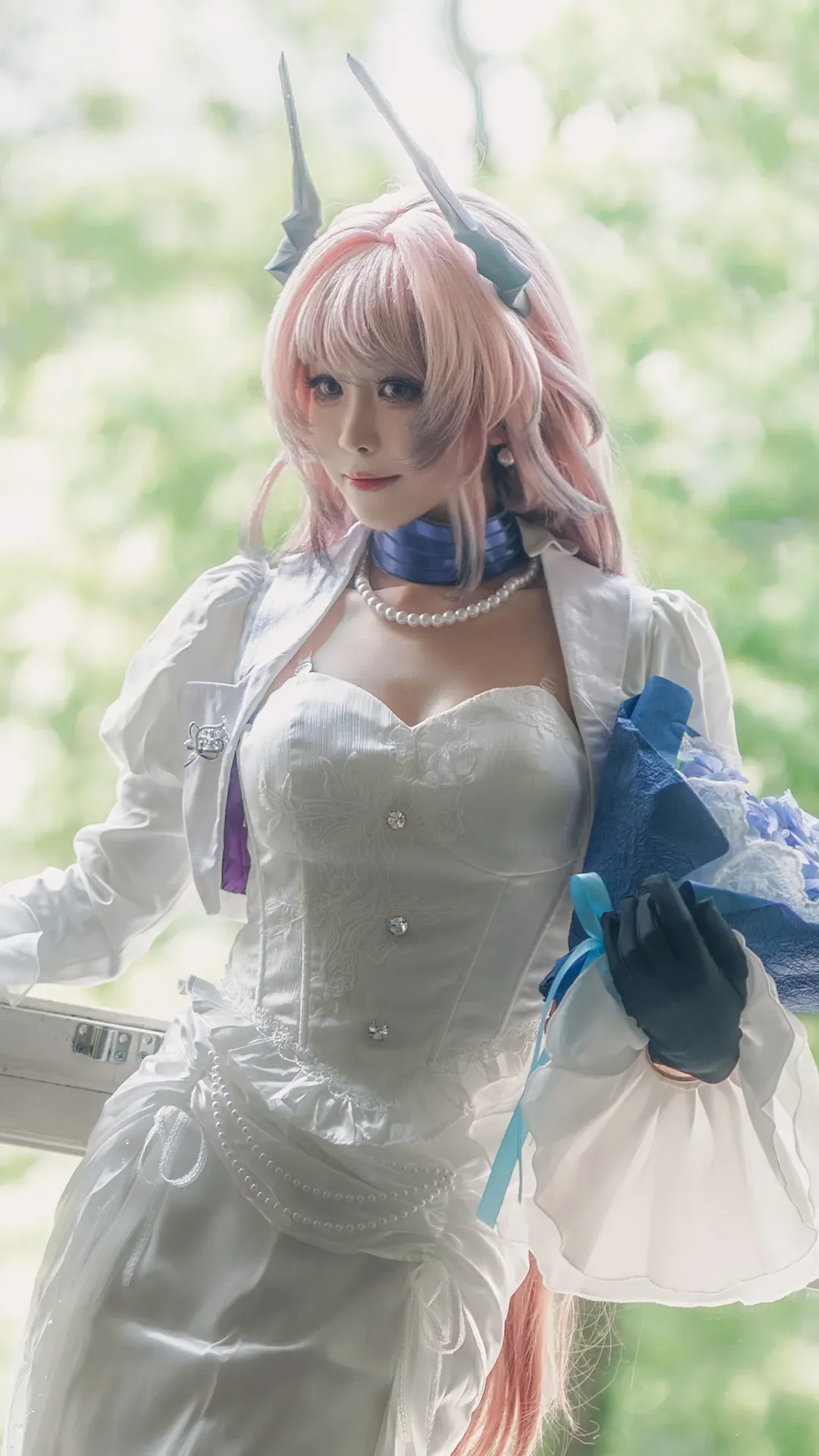 Arknights, Theresa Cosplay, Cosplay photography, Ephemeral Azure Thunder, 2D cosplay