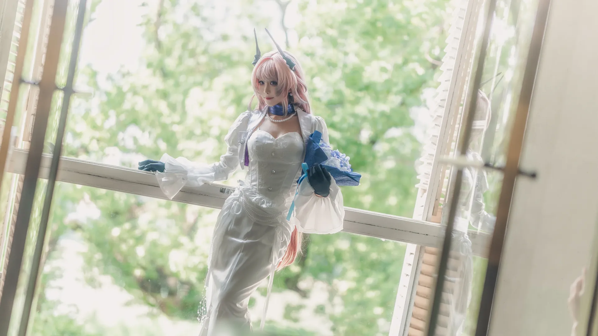 Arknights, Theresa Cosplay, Cosplay photography, Ephemeral Azure Thunder, 2D cosplay - Image 2