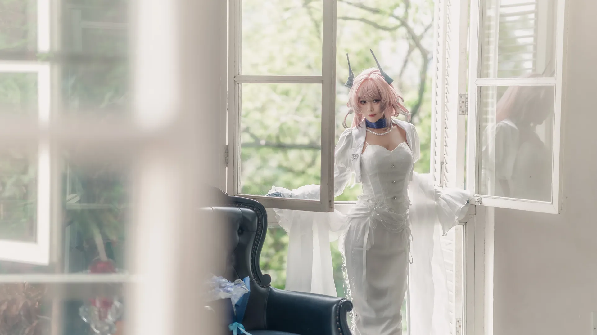 Arknights, Theresa Cosplay, Cosplay photography, Ephemeral Azure Thunder, 2D cosplay - Image 4