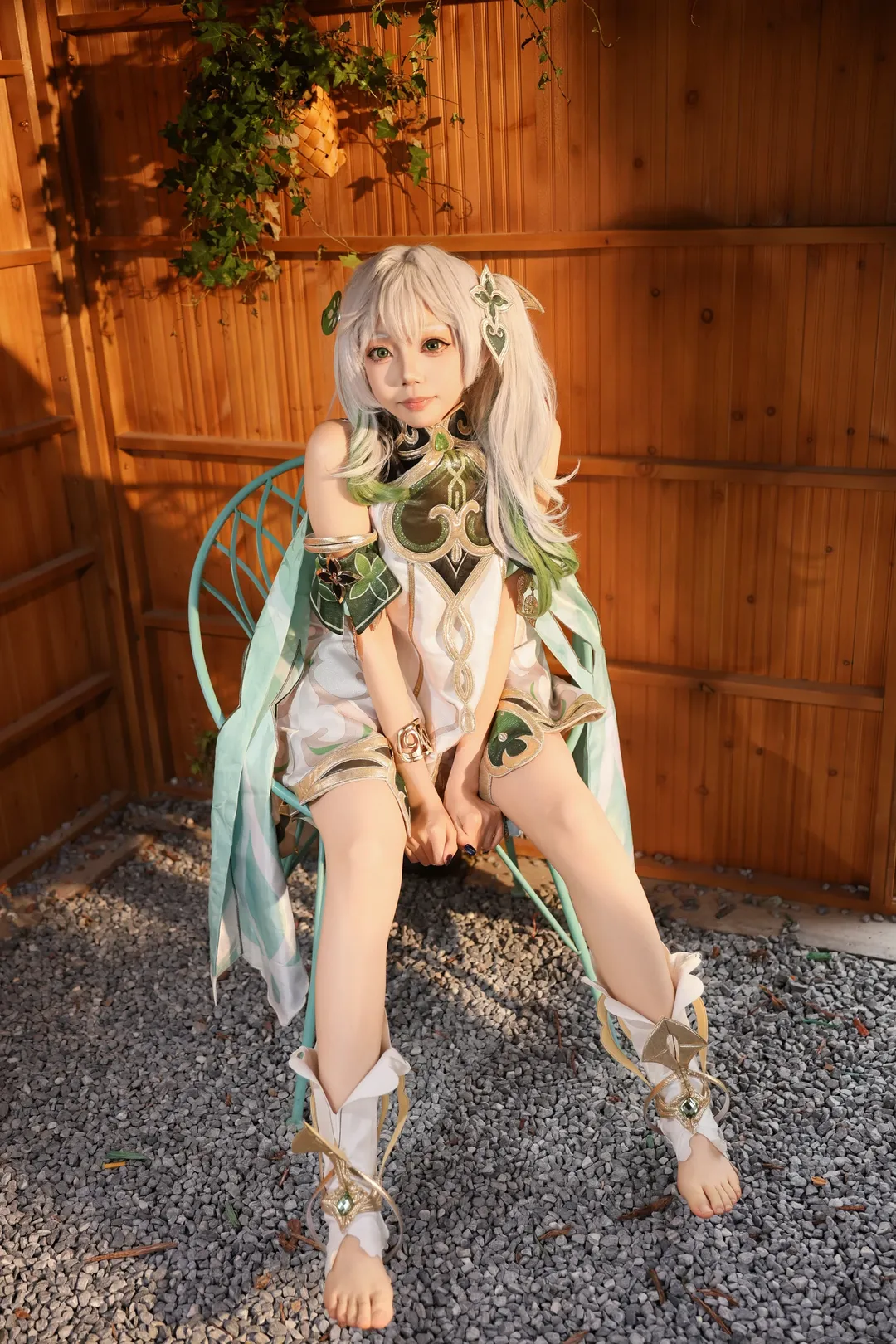 原神, キャラクター再現, ナヒーダ コスプレ, アウトドア撮影, クラクサナリデビ - 9枚目