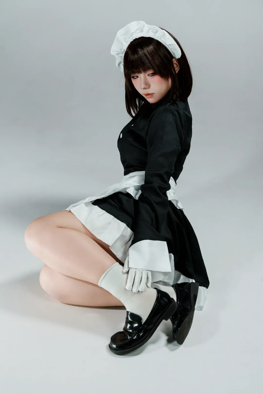 ロールプレイ, メイド服, スタジオポートレート, 琉璃川椿 コスプレ, 没落貴族瑠璃川椿 - 1枚目