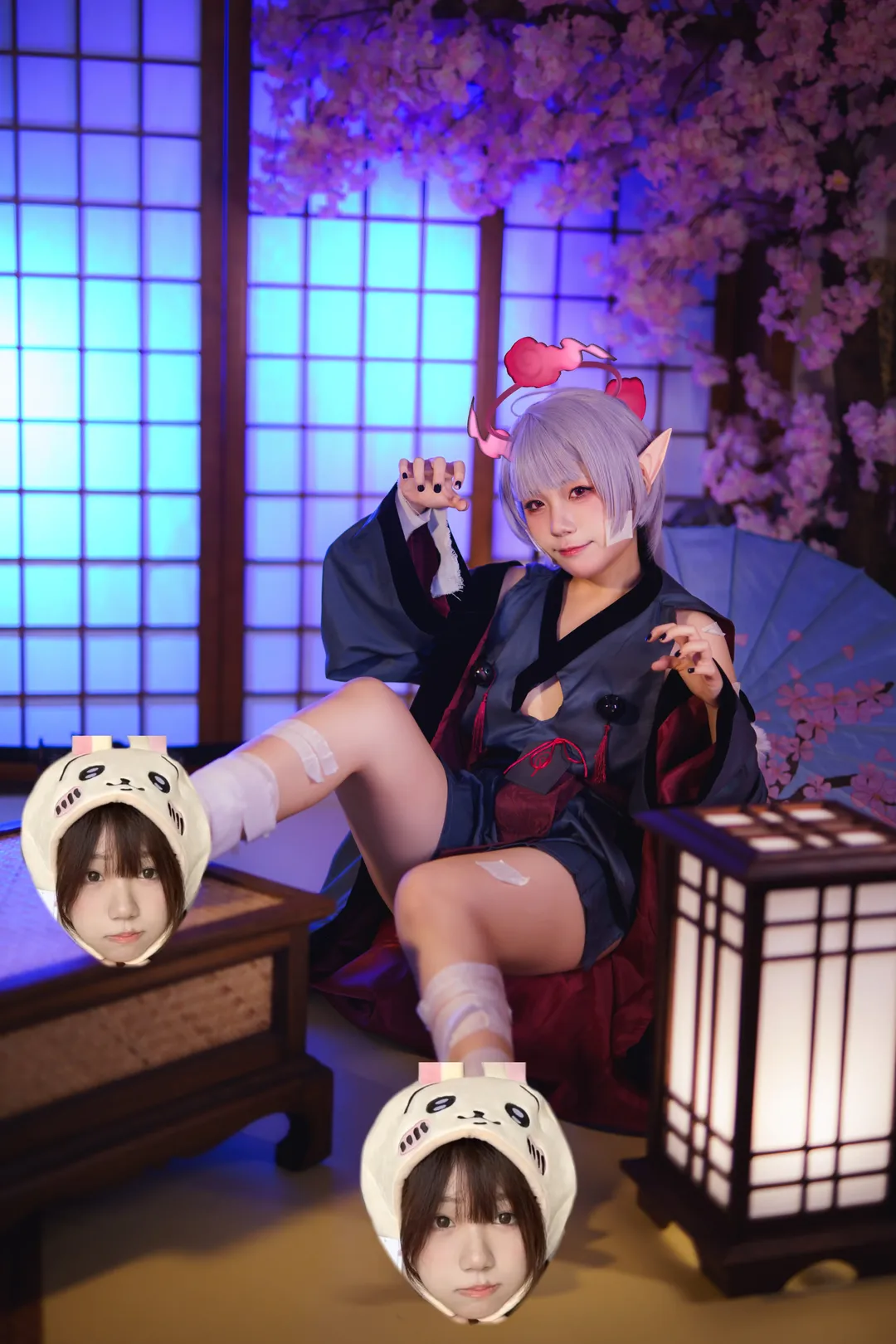 ロールプレイ, ブルーアーカイブ, 和風撮影, 二次元コスプレ, 箭吹シュロ コスプレ