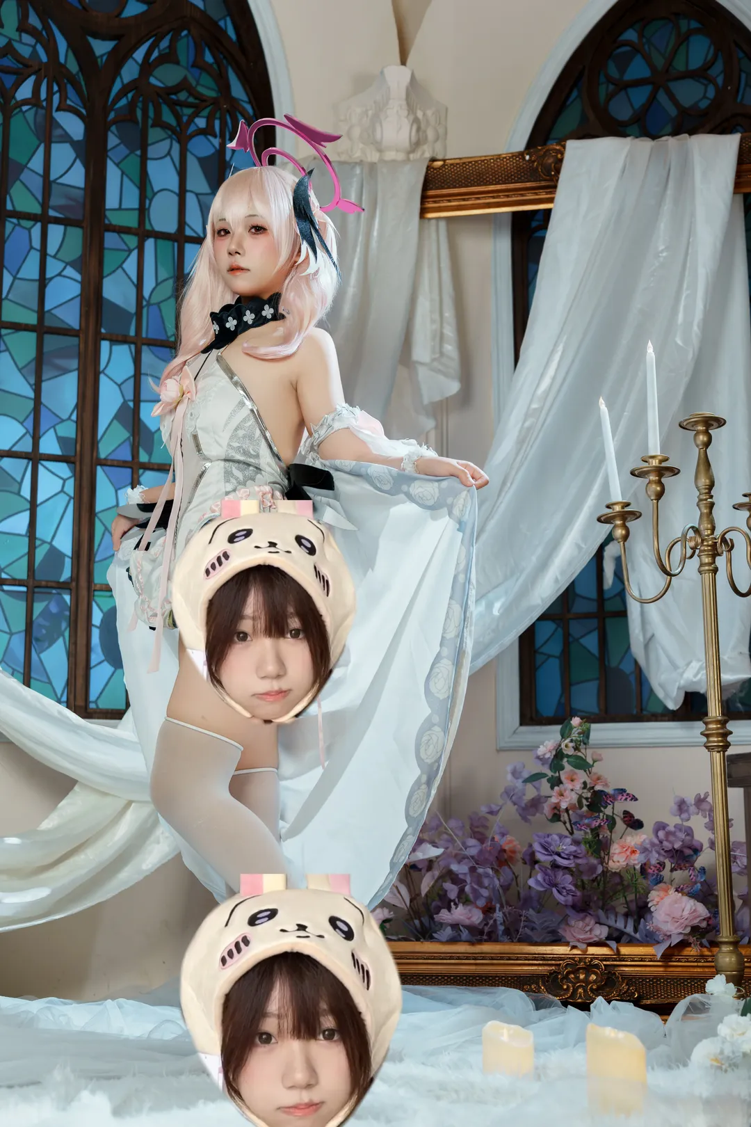 二次元少女, 蔚蓝档案, 下江小春cos, 纯白誓约, cosplay摄影 - 第4张
