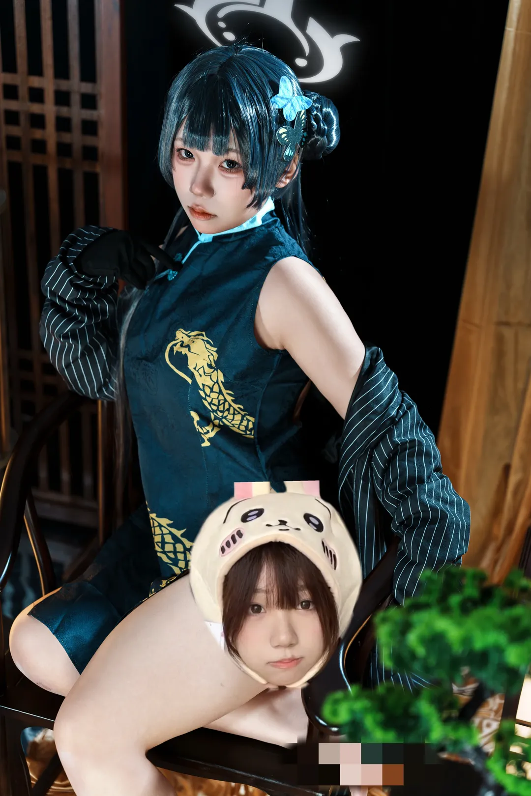 cosplay, 蔚蓝档案, 妃咲cos, 旗袍, 摄影 - 第1张