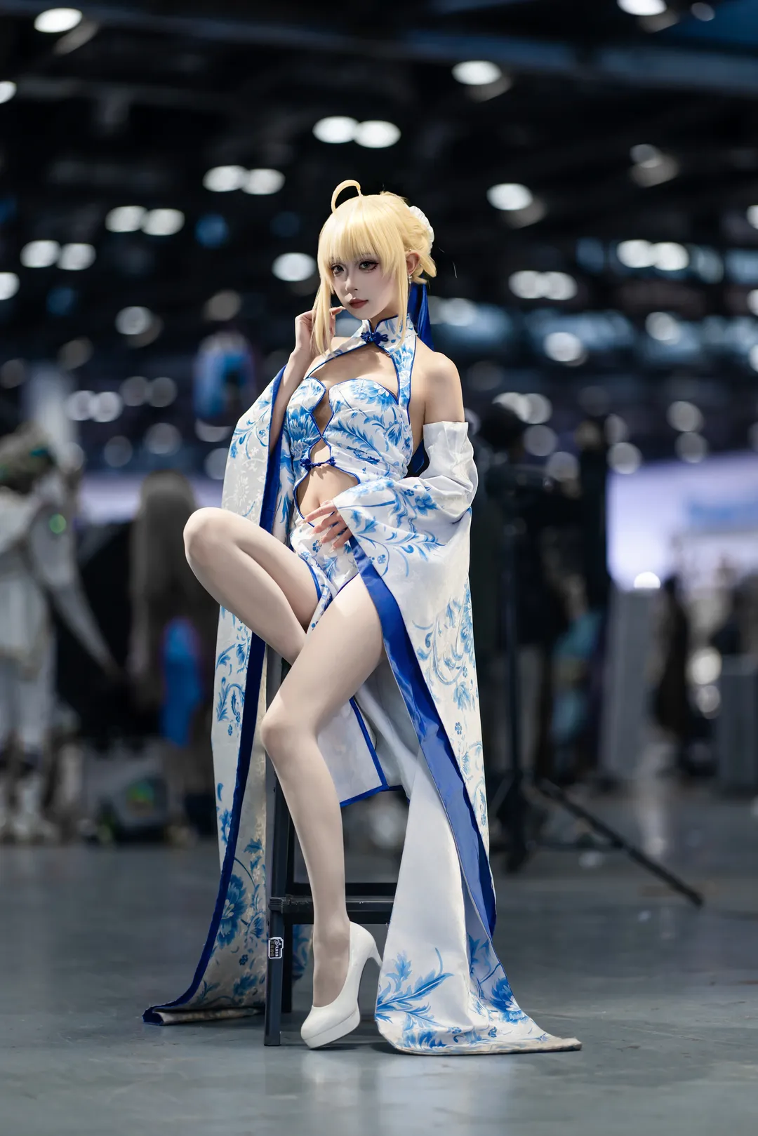 二次元撮影, イベント写真, セイバー コスプレ, コスプレシェア, 染付