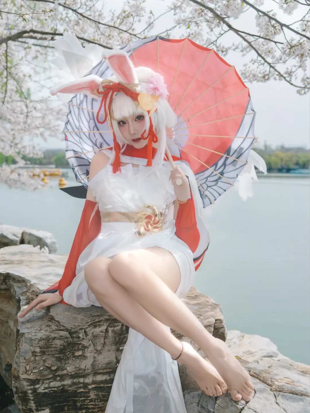 cosplay, 二次元摄影, 公孙离cos, 玉渊潭樱花, 祈雪灵祝 - 第2张