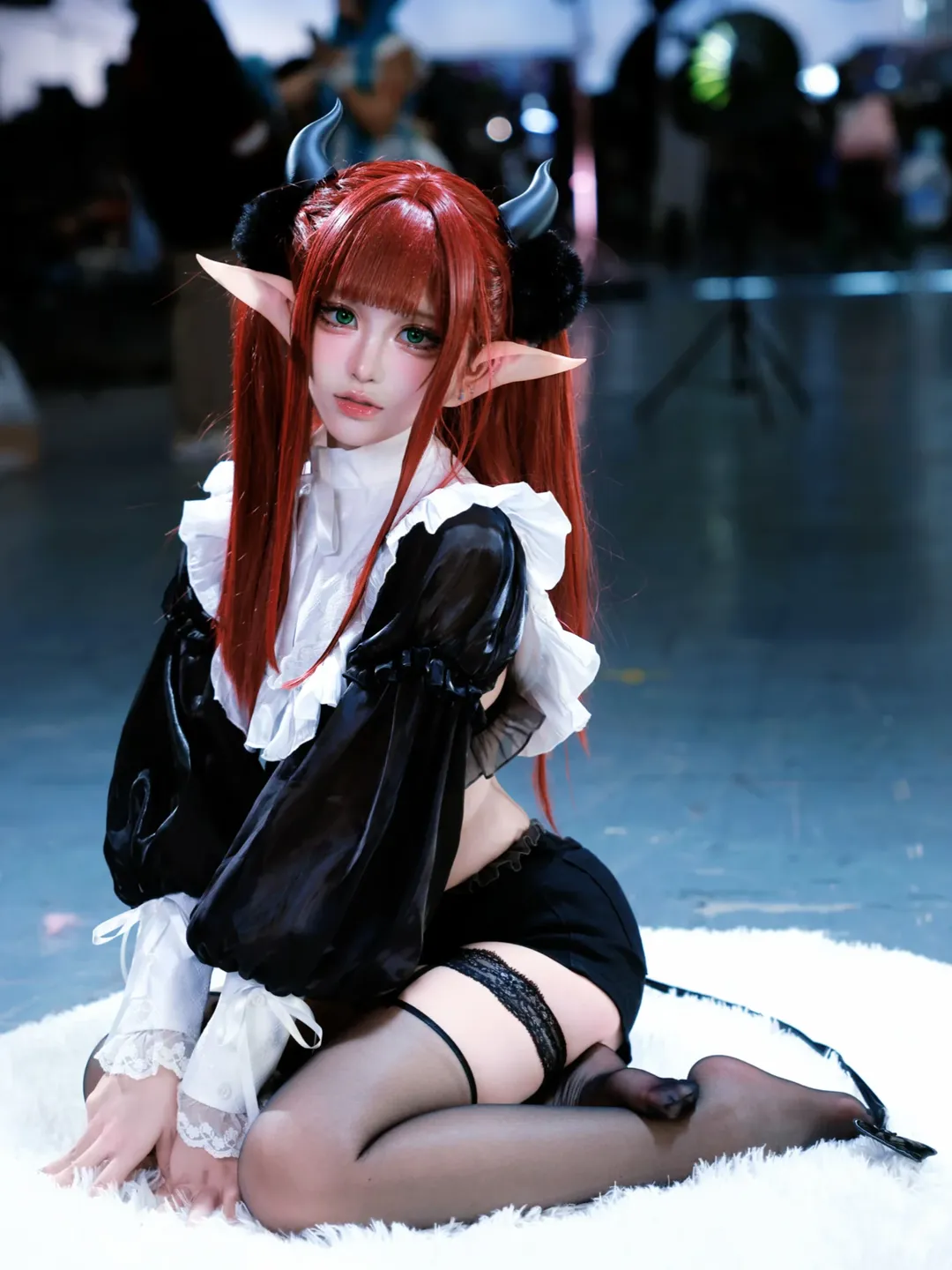 漫展场照, cosplay摄影, 喜多川海梦cos, 更衣人偶坠入爱河, 魅魔造型 - 第1张