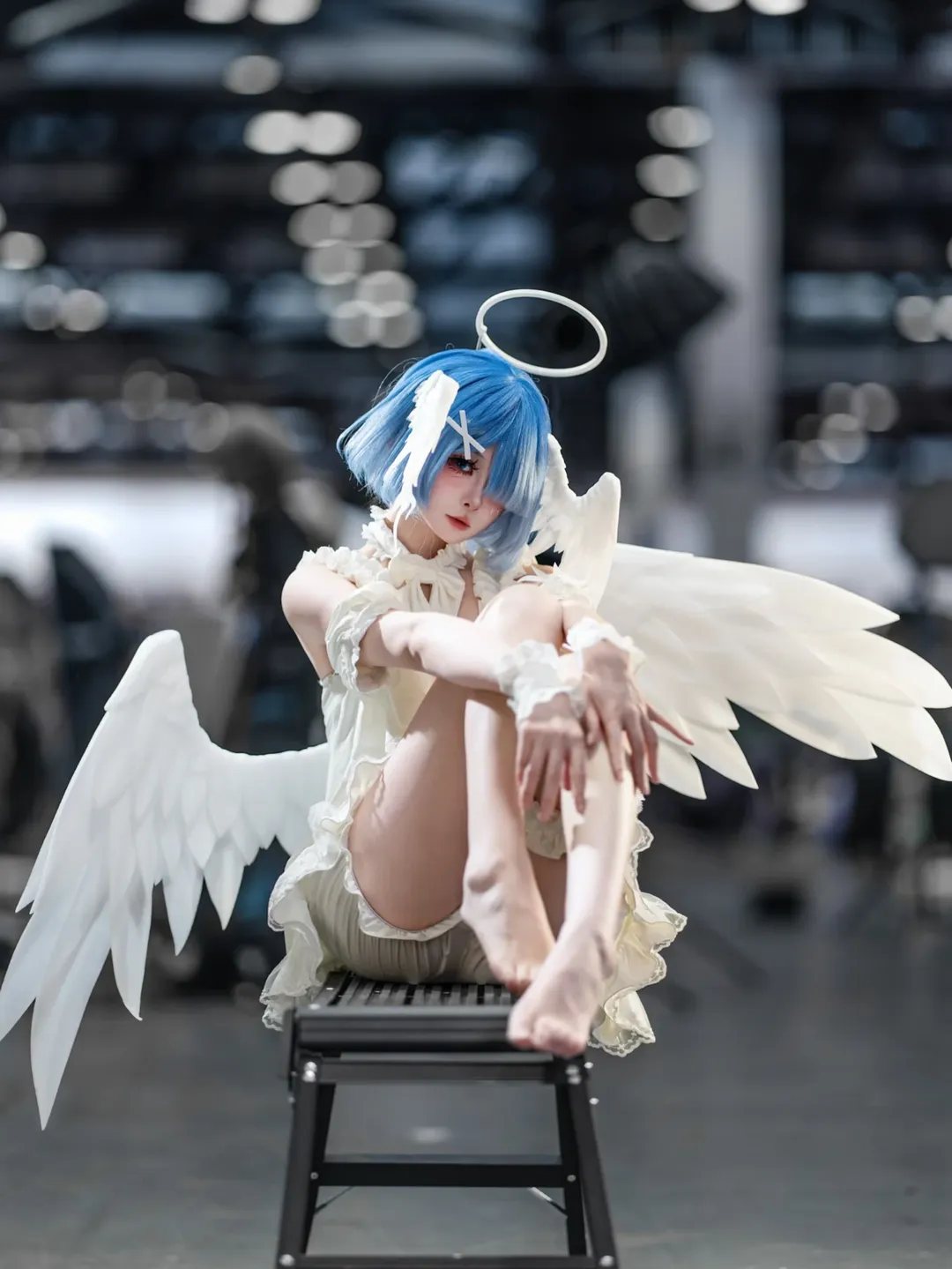 cosplay, 漫展, 蕾姆cos, Re从零开始的异世界生活, 天使造型