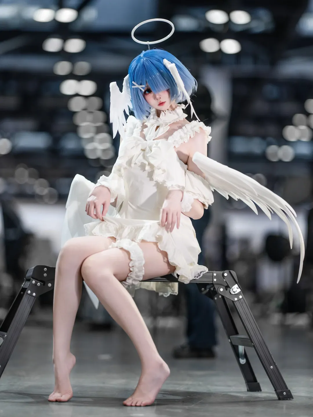 cosplay, 漫展, 蕾姆cos, Re从零开始的异世界生活, 天使造型 - 第2张