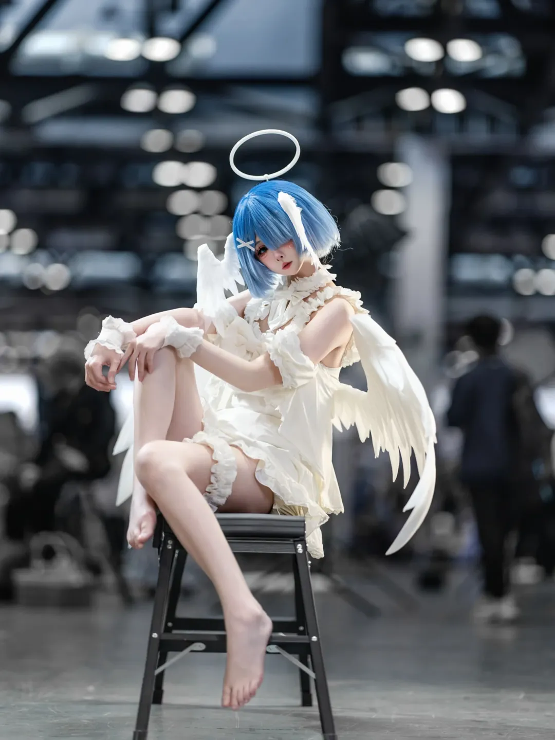 cosplay, 漫展, 蕾姆cos, Re从零开始的异世界生活, 天使造型 - 第3张