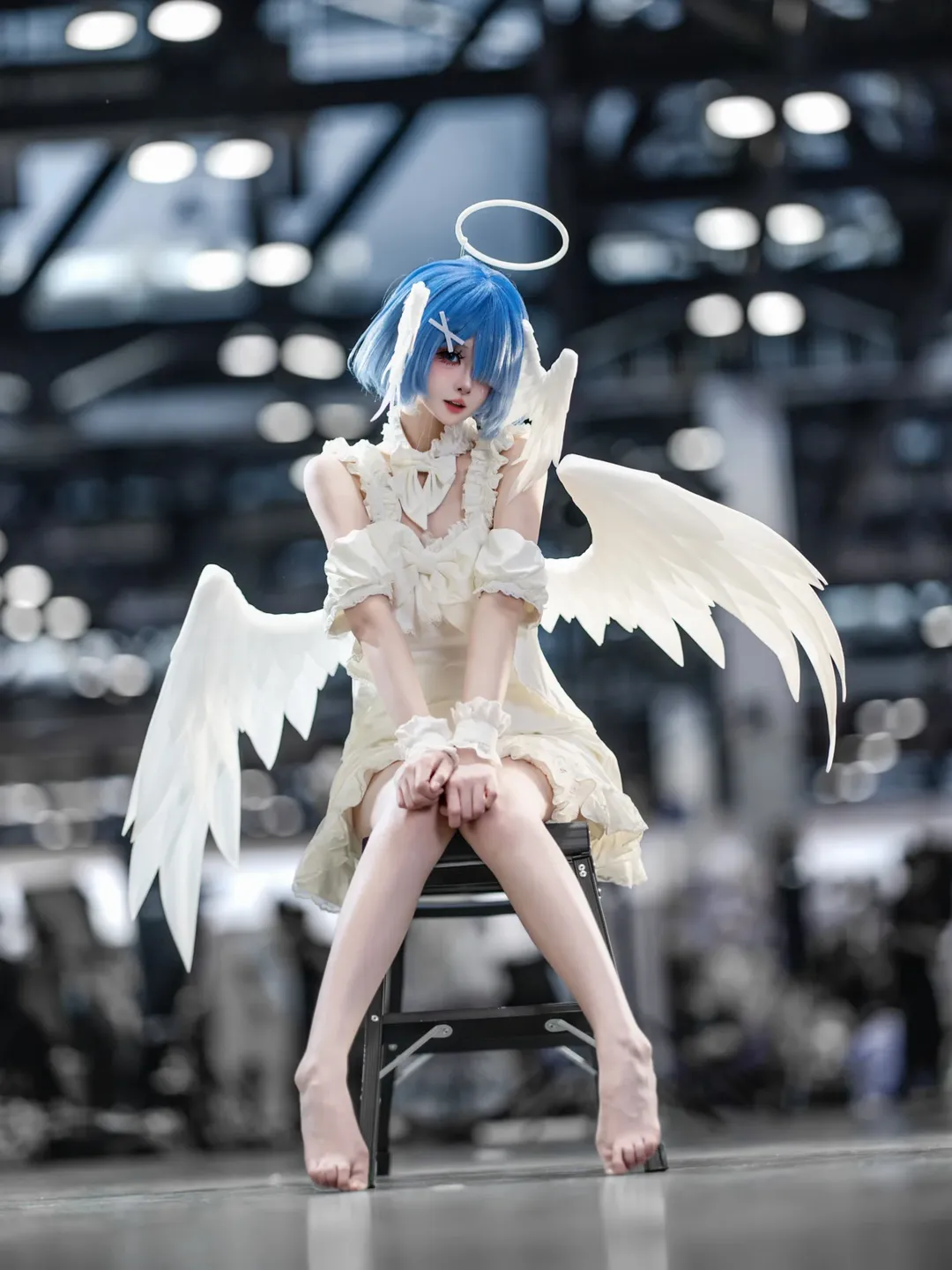 cosplay, 漫展, 蕾姆cos, Re从零开始的异世界生活, 天使造型 - 第4张