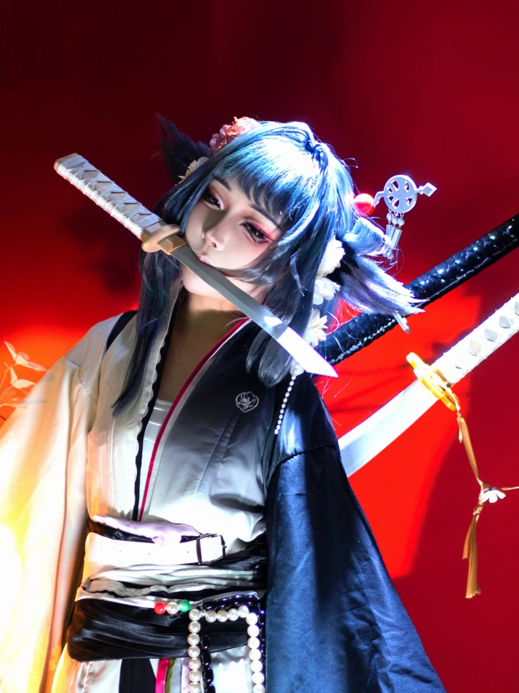 明日方舟, 澪cos, 和风cosplay, 东洋女鬼, 神级cos照