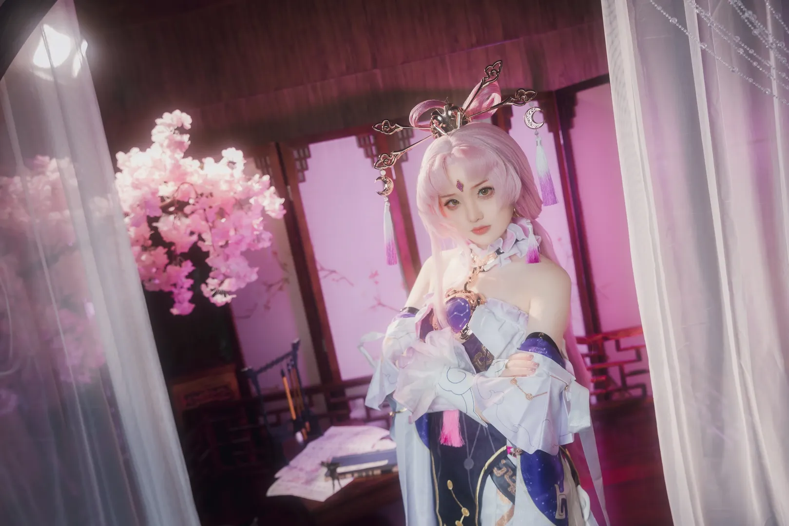 二次元, cosplay, 星穹铁道, 古风cos, 符玄cos - 第7张