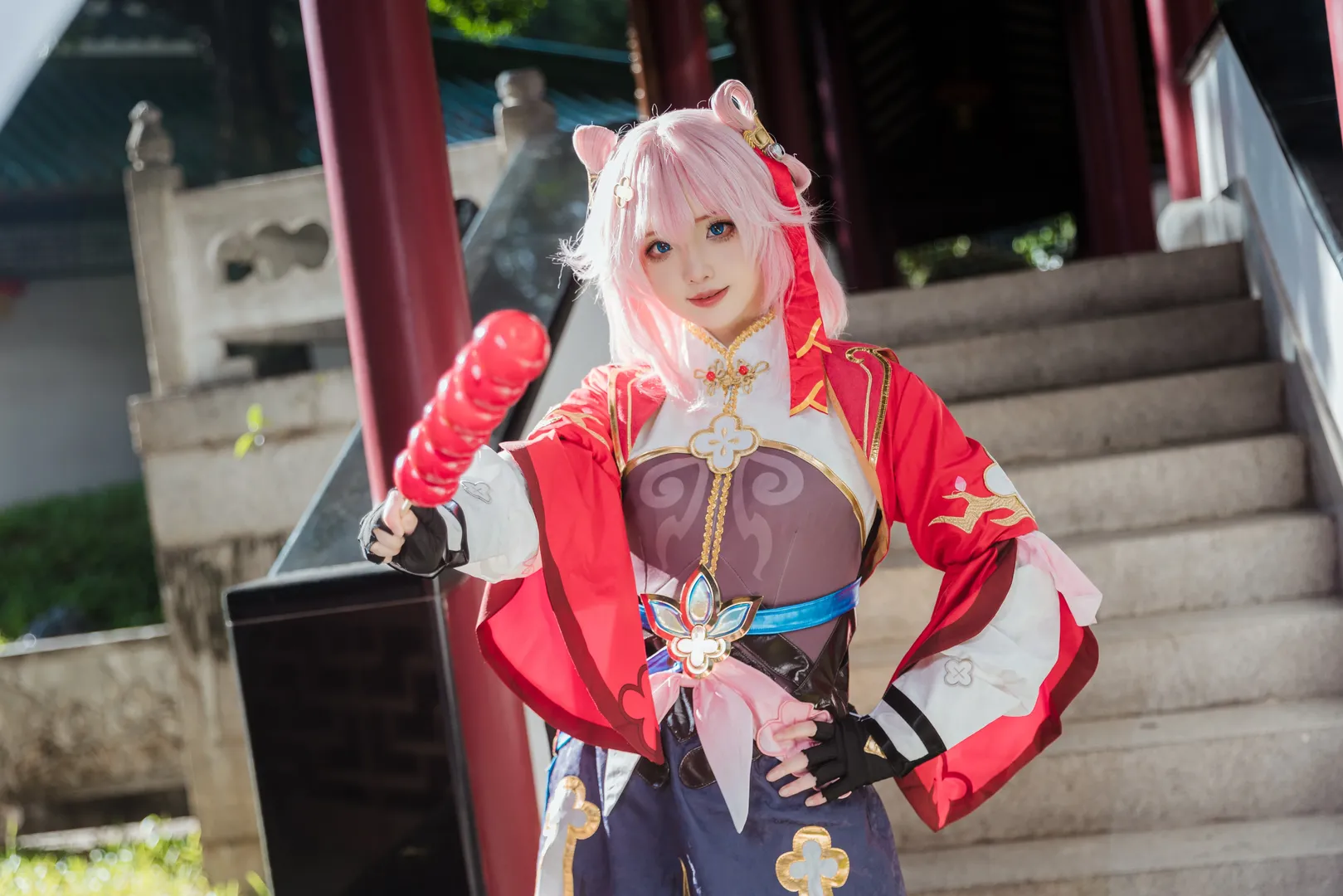 三月七cos, 星穹铁道, cosplay摄影, 二次元角色扮演, 仙舟造型 - 第10张