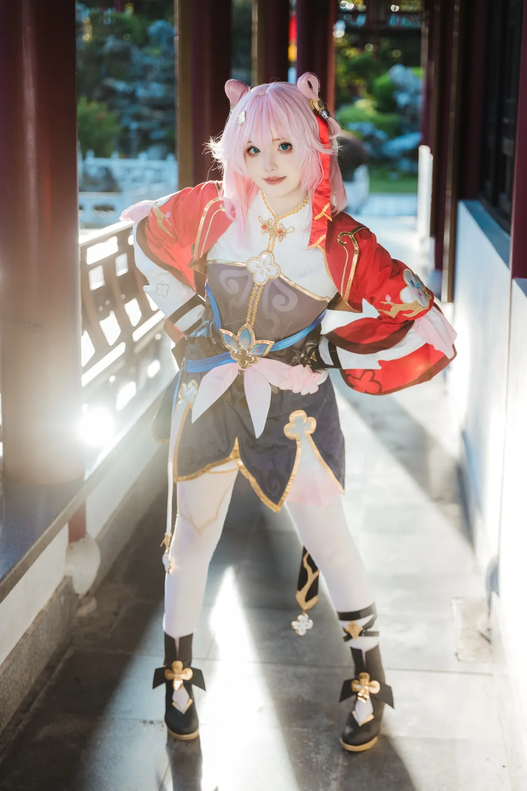 三月七cos, 星穹铁道, cosplay摄影, 二次元角色扮演, 仙舟造型 - 第12张