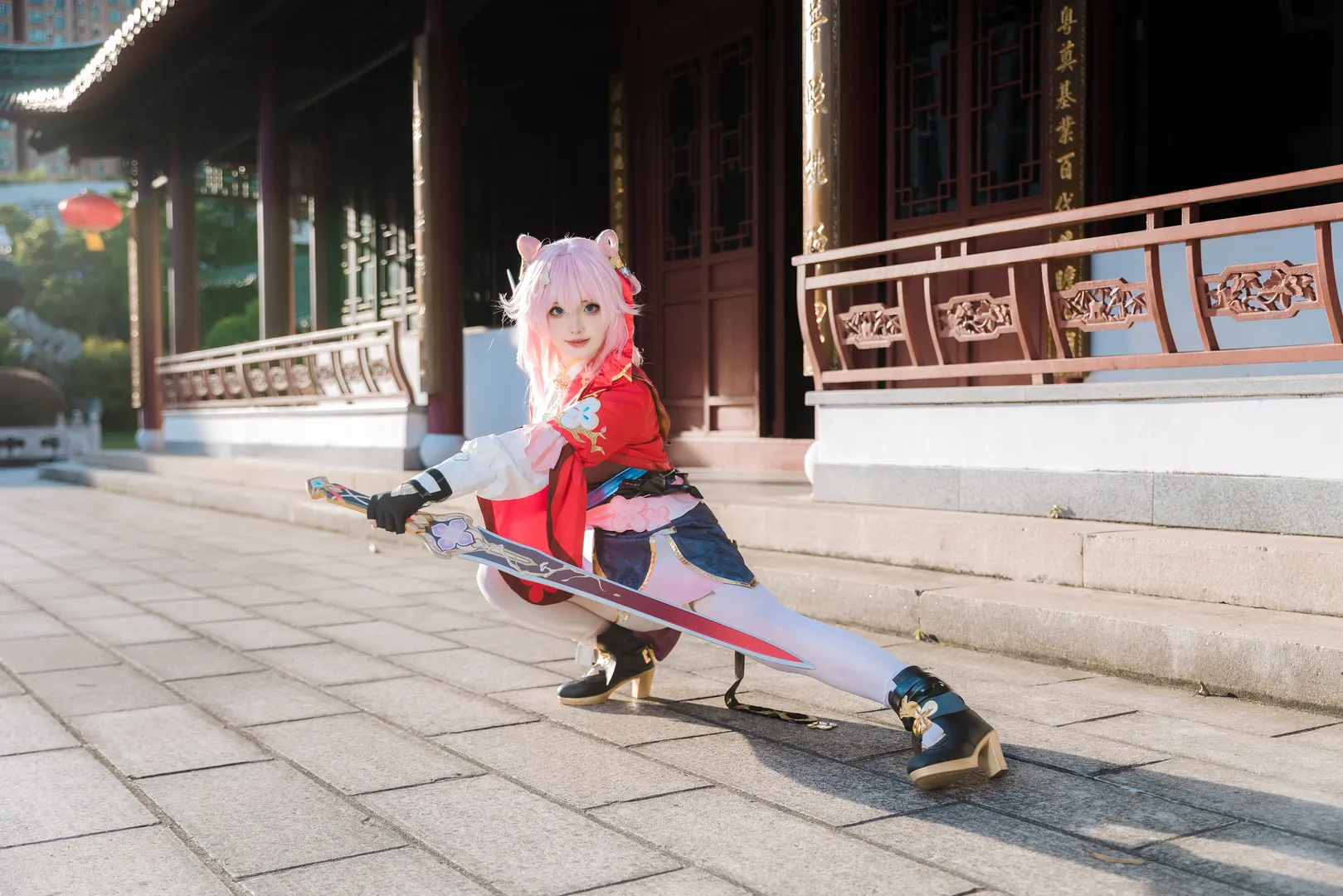 三月七cos, 星穹铁道, cosplay摄影, 二次元角色扮演, 仙舟造型 - 第2张