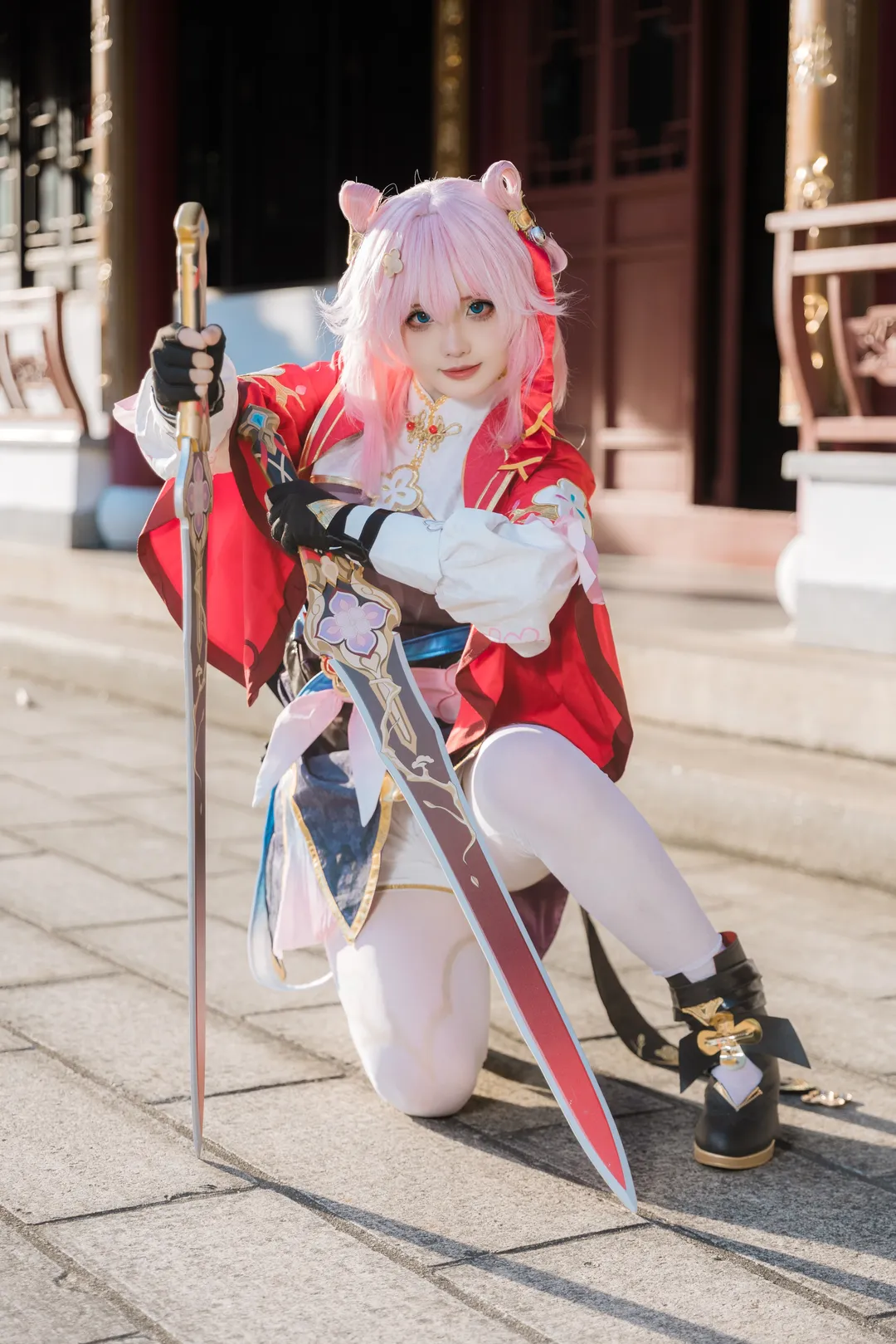 三月七cos, 星穹铁道, cosplay摄影, 二次元角色扮演, 仙舟造型 - 第3张