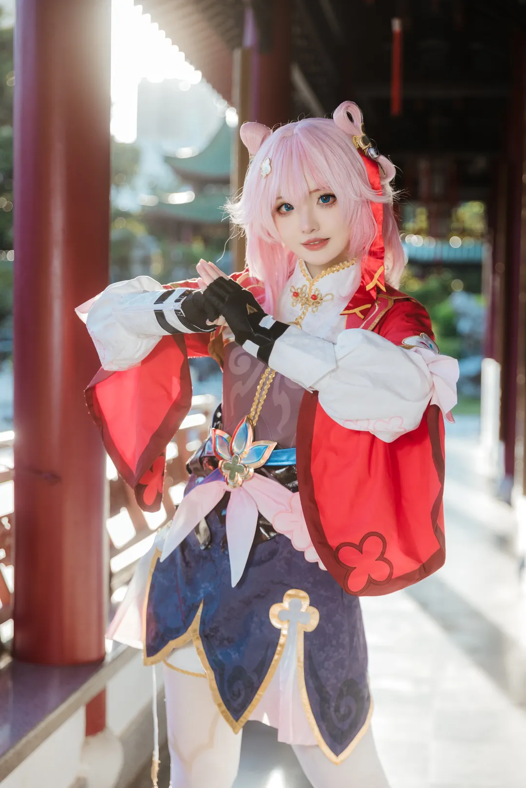 三月七cos, 星穹铁道, cosplay摄影, 二次元角色扮演, 仙舟造型 - 第4张