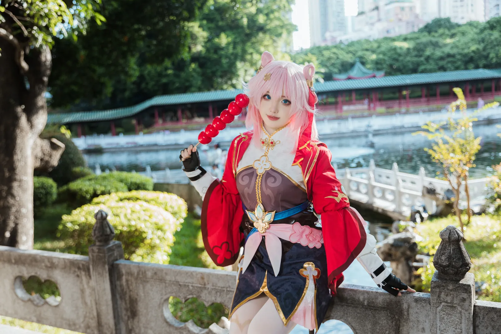 三月七cos, 星穹铁道, cosplay摄影, 二次元角色扮演, 仙舟造型 - 第8张