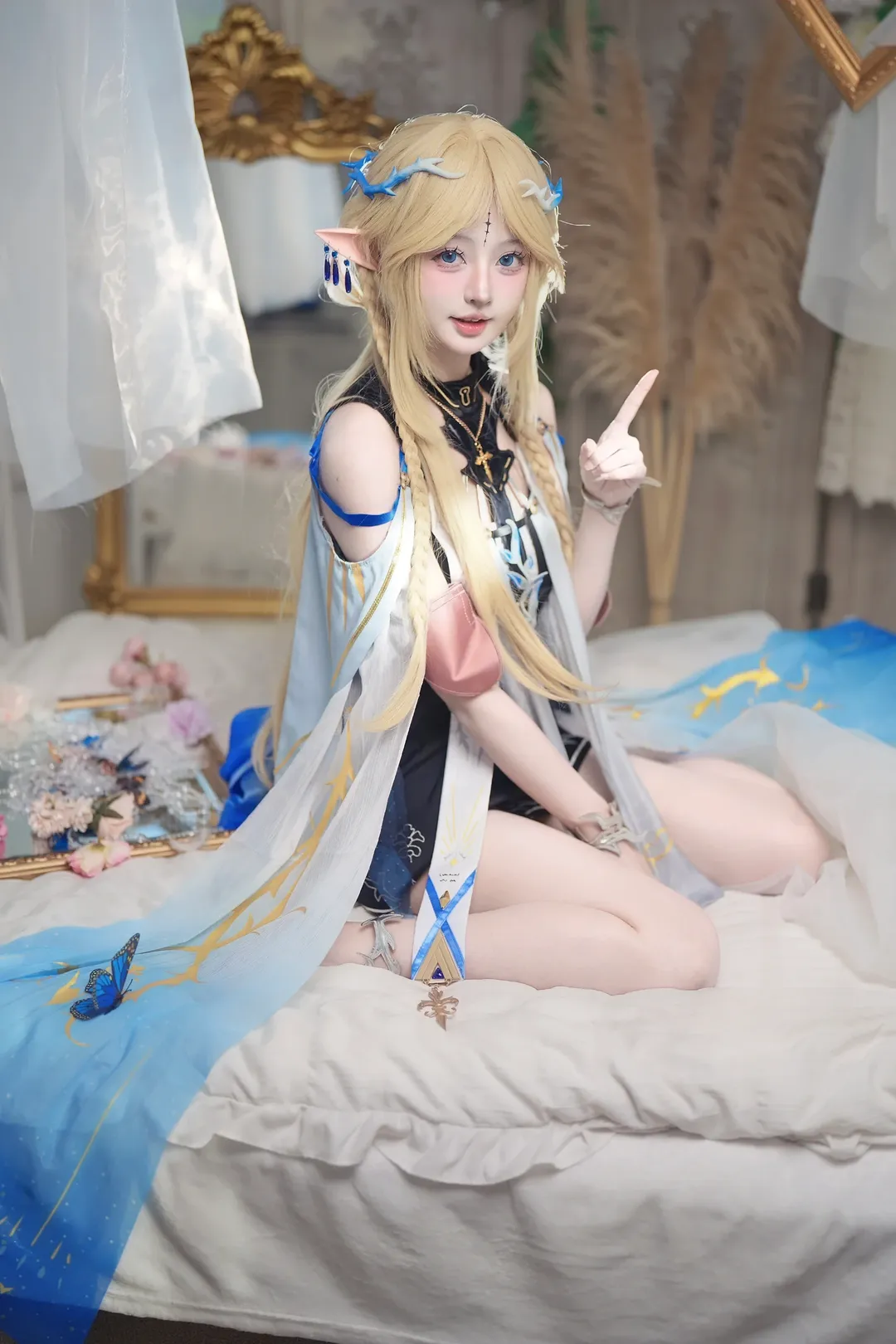 角色扮演, 鸣潮, 室内摄影, 二次元cosplay, 卡提西娅cos - 第3张