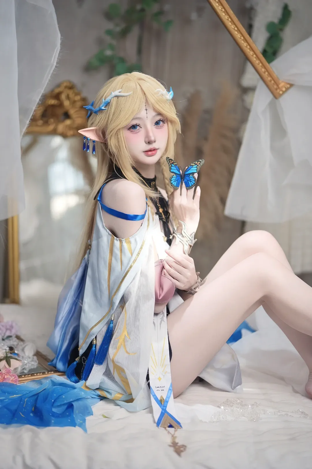 角色扮演, 鸣潮, 室内摄影, 二次元cosplay, 卡提西娅cos - 第4张