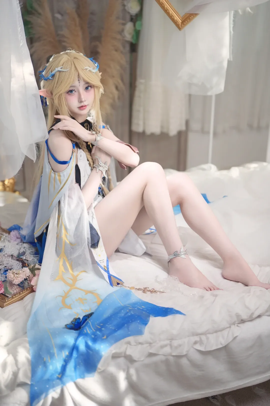 Roleplay, Wuthering Waves, Indoor photography, Anime cosplay, Cartethyia cosplay
