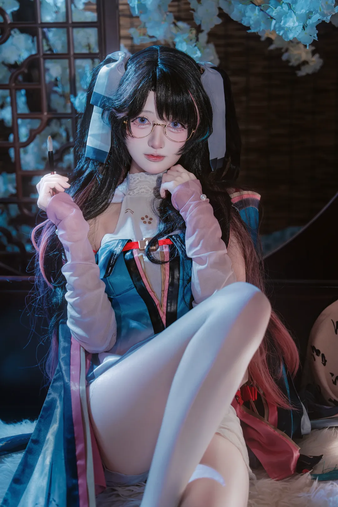 鸣潮, 折枝cos, cosplay摄影, 二次元Coser, 古风布景 - 第1张