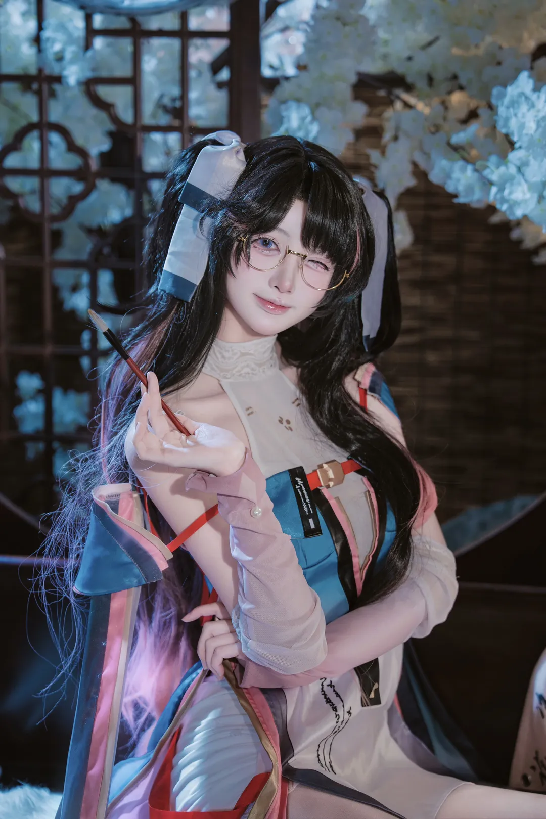 鸣潮, 折枝cos, cosplay摄影, 二次元Coser, 古风布景