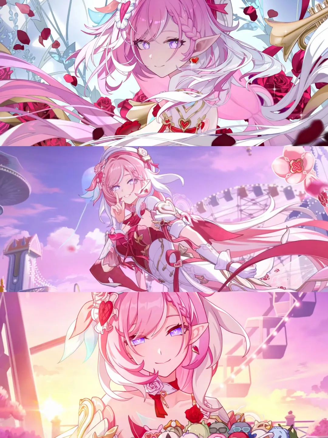 爱莉希雅cos, 崩坏三, 二次元cosplay, 爱愿妖精, 粉色系 - 第5张