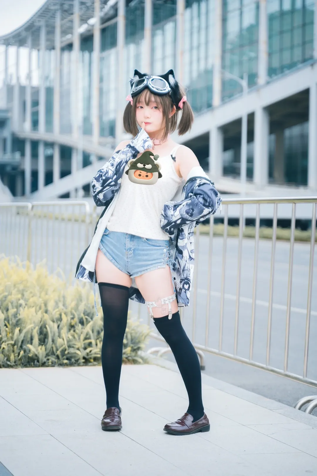 イベント写真, CPSPアニメイベント, 屋外コスプレ撮影, 猫娘コスプレ, ツインテールコーデ - 5枚目
