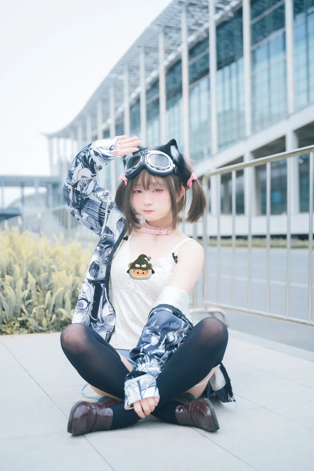 イベント写真, CPSPアニメイベント, 屋外コスプレ撮影, 猫娘コスプレ, ツインテールコーデ - 6枚目
