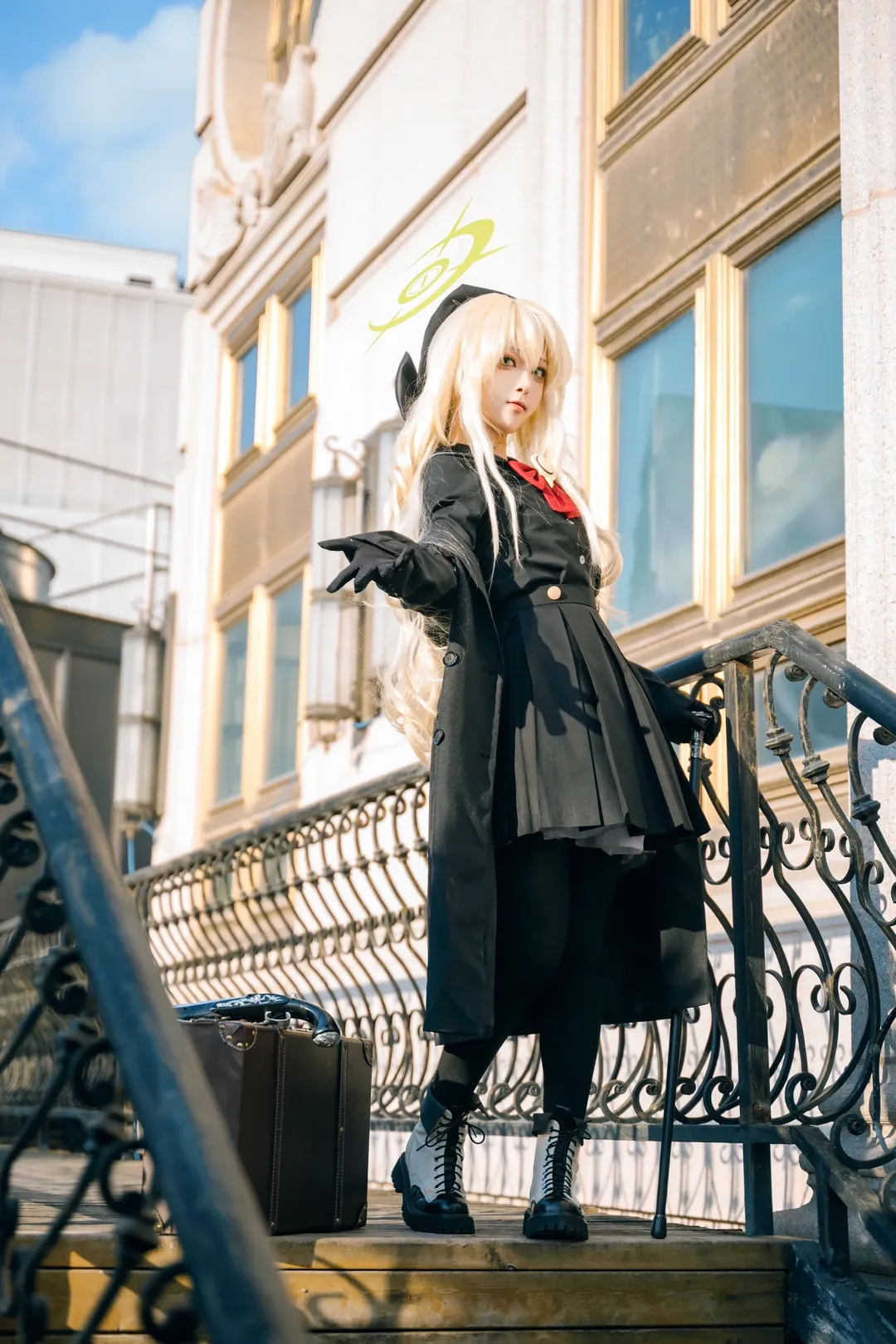 二次元摄影, 蔚蓝档案, 笑面教授cos, cosplay道具分享, 角色扮演日常 - 第1张