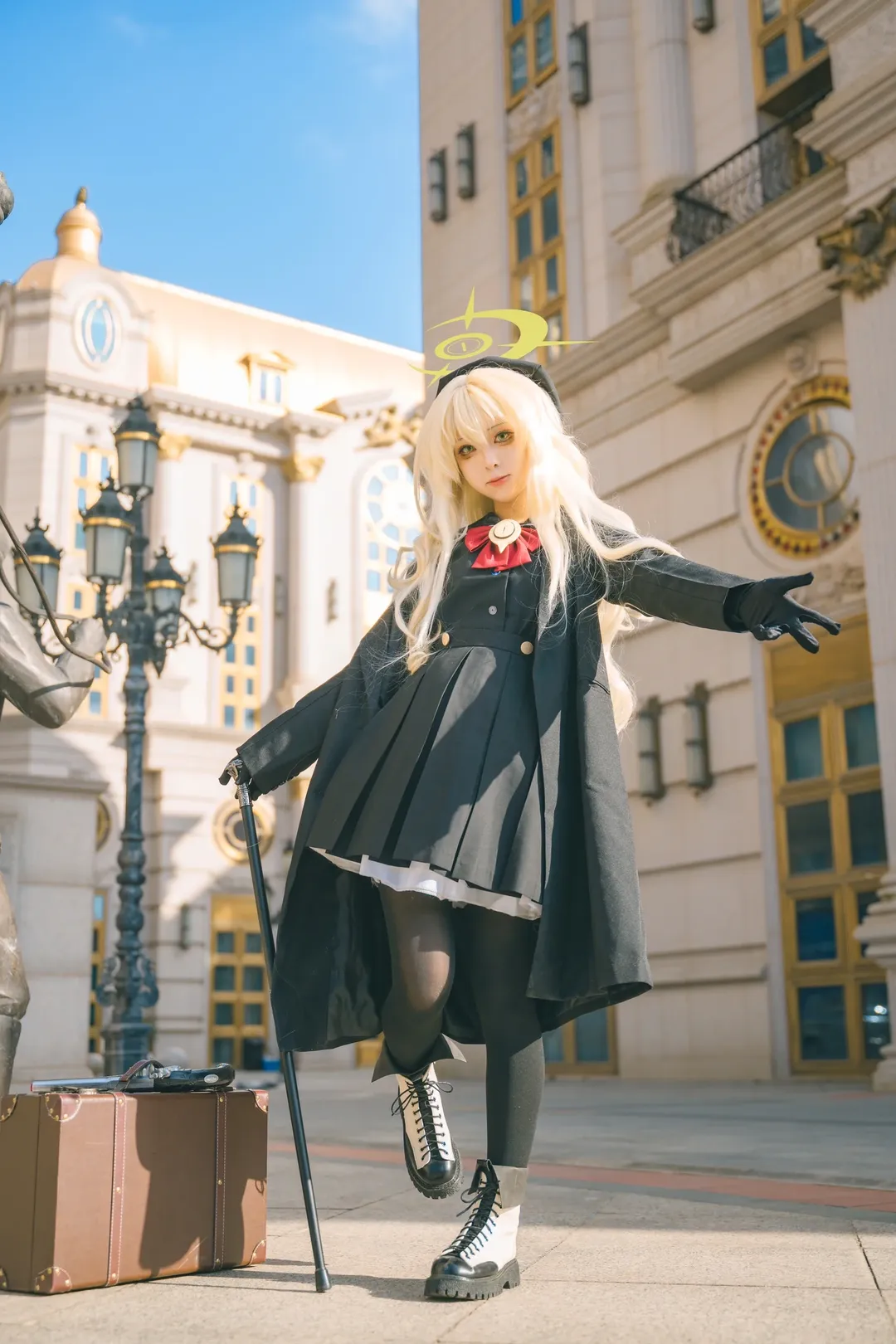 二次元摄影, 蔚蓝档案, 笑面教授cos, cosplay道具分享, 角色扮演日常