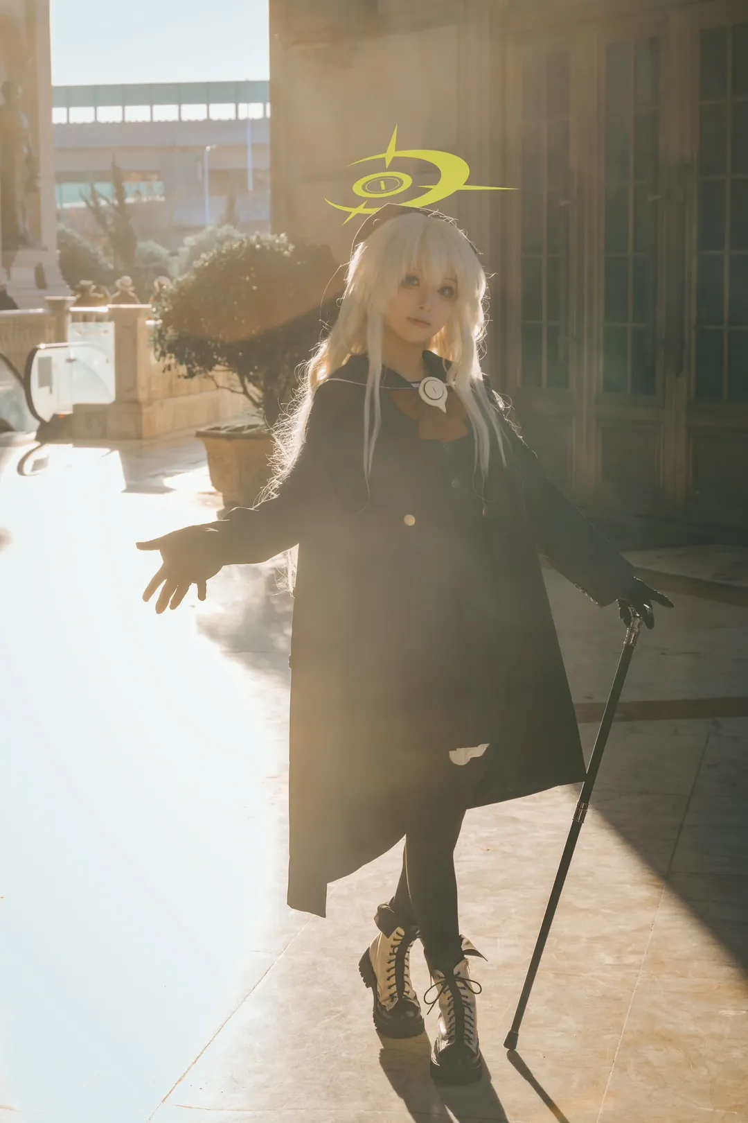 二次元摄影, 蔚蓝档案, 笑面教授cos, cosplay道具分享, 角色扮演日常 - 第3张