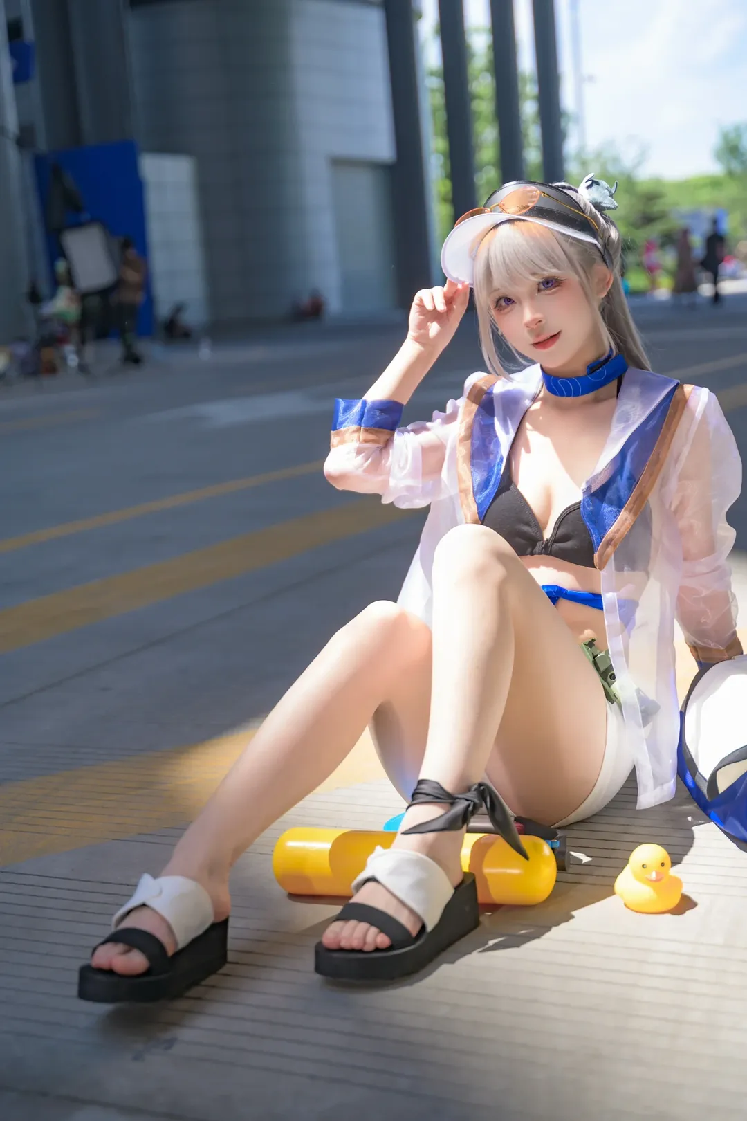 漫展返图, 元气少女, 户外漫展, 夏日cosplay, 水枪写真 - 第8张