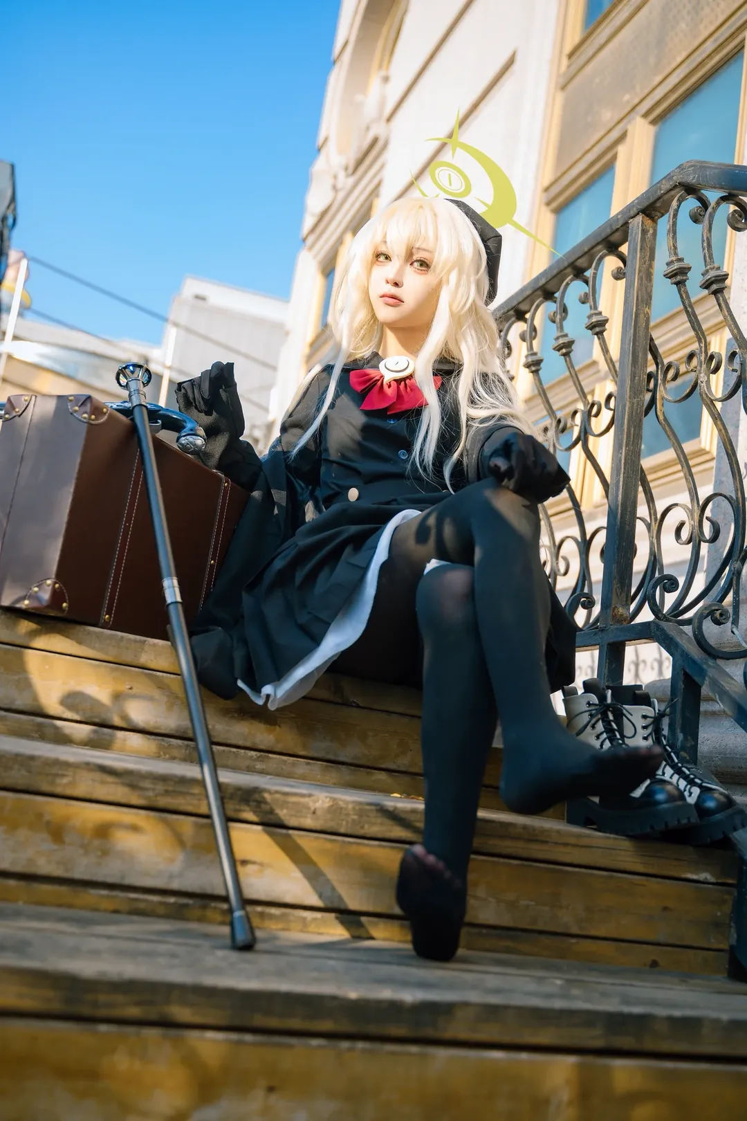 蔚蓝档案, 户外摄影, 笑面教授cos, Cosplay日常, 二周年纪念 - 第1张