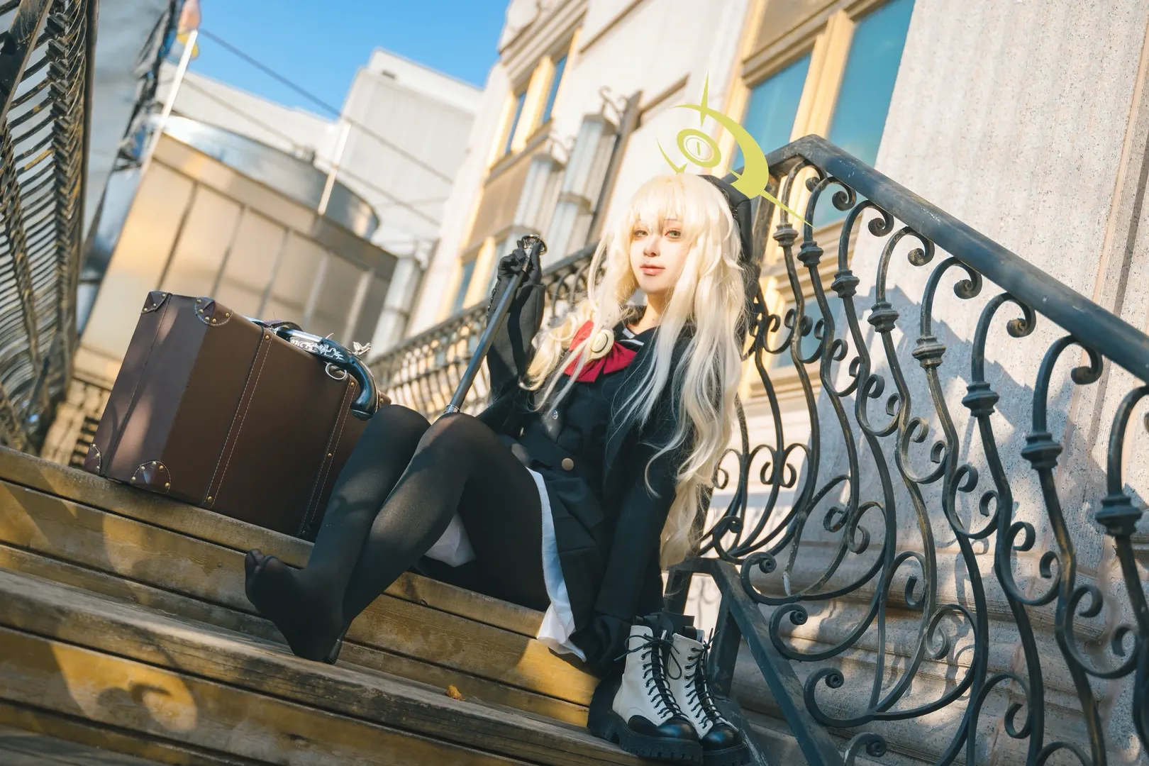 蔚蓝档案, 户外摄影, 笑面教授cos, Cosplay日常, 二周年纪念 - 第9张