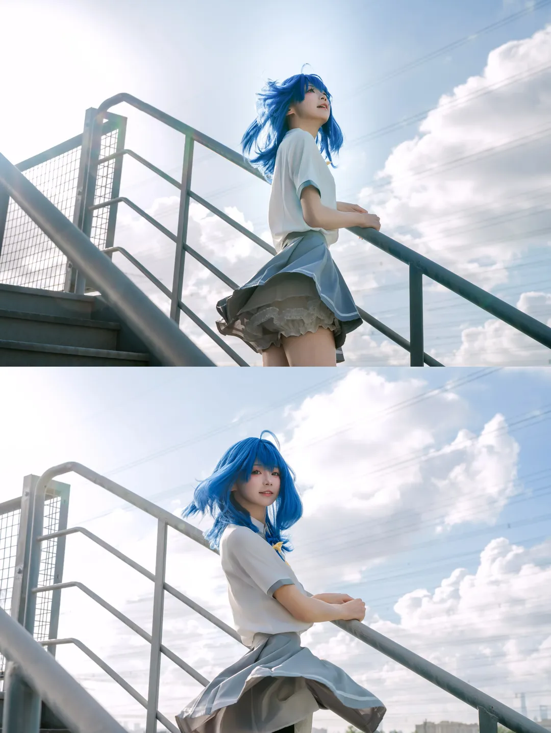 夏日cosplay, 索尼A7R5, 八奈见杏菜cos, 败犬女主太多了, 天台人像 - 第1张