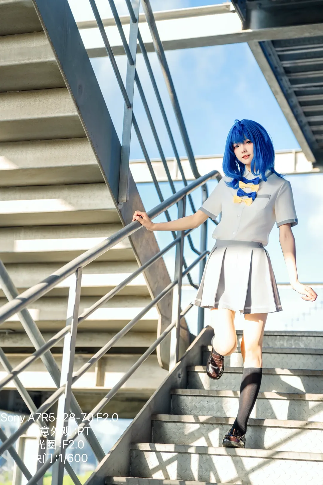 夏日cosplay, 索尼A7R5, 八奈见杏菜cos, 败犬女主太多了, 天台人像 - 第13张