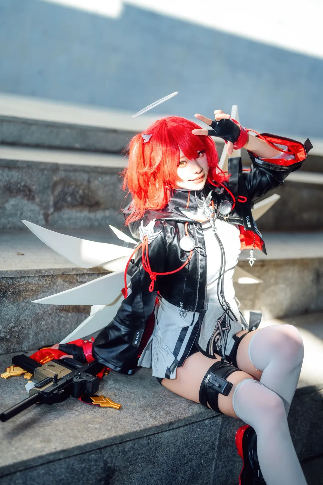 明日方舟, 新约能天使cos, 二次元角色扮演, 明日方舟cosplay, 战术少女cos - 第10张