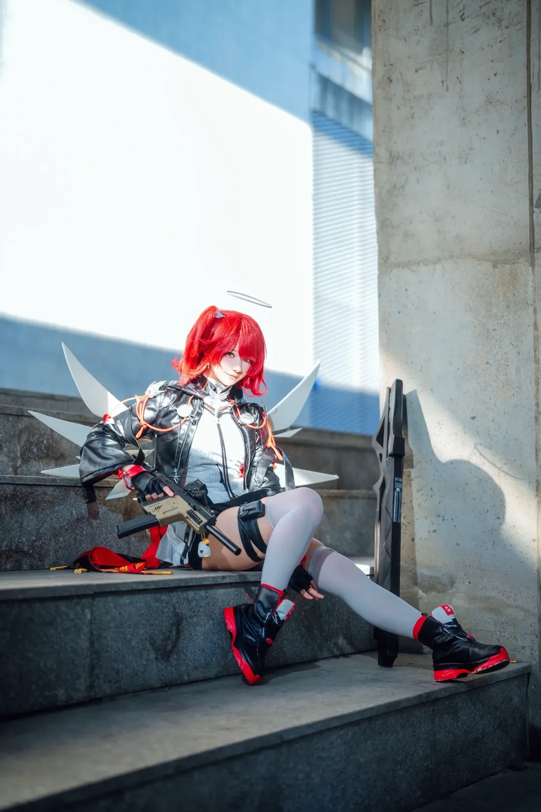明日方舟, 新约能天使cos, 二次元角色扮演, 明日方舟cosplay, 战术少女cos - 第12张