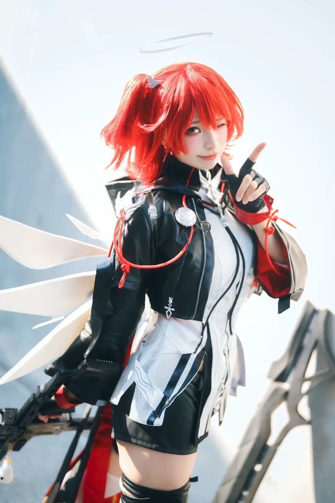 明日方舟, 新约能天使cos, 二次元角色扮演, 明日方舟cosplay, 战术少女cos