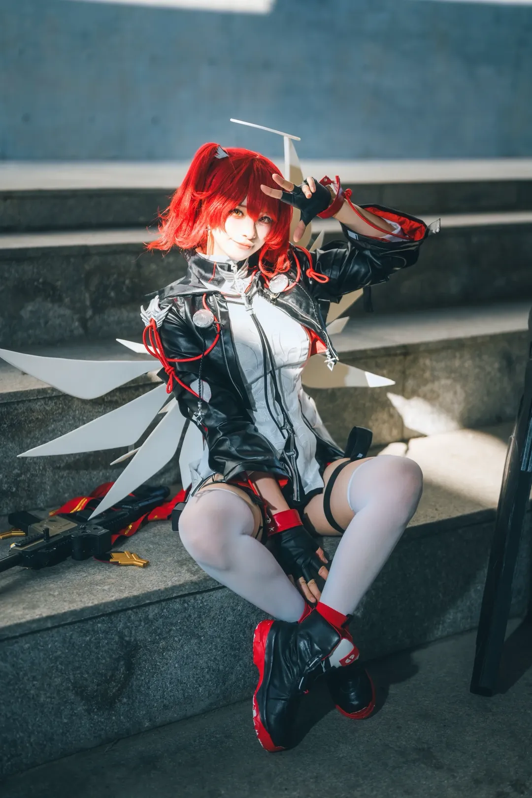 明日方舟, 新约能天使cos, 二次元角色扮演, 明日方舟cosplay, 战术少女cos - 第8张