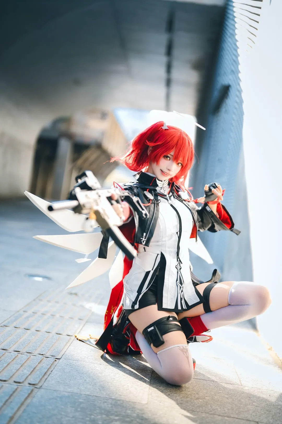 明日方舟, 新约能天使cos, 二次元角色扮演, 明日方舟cosplay, 战术少女cos - 第9张