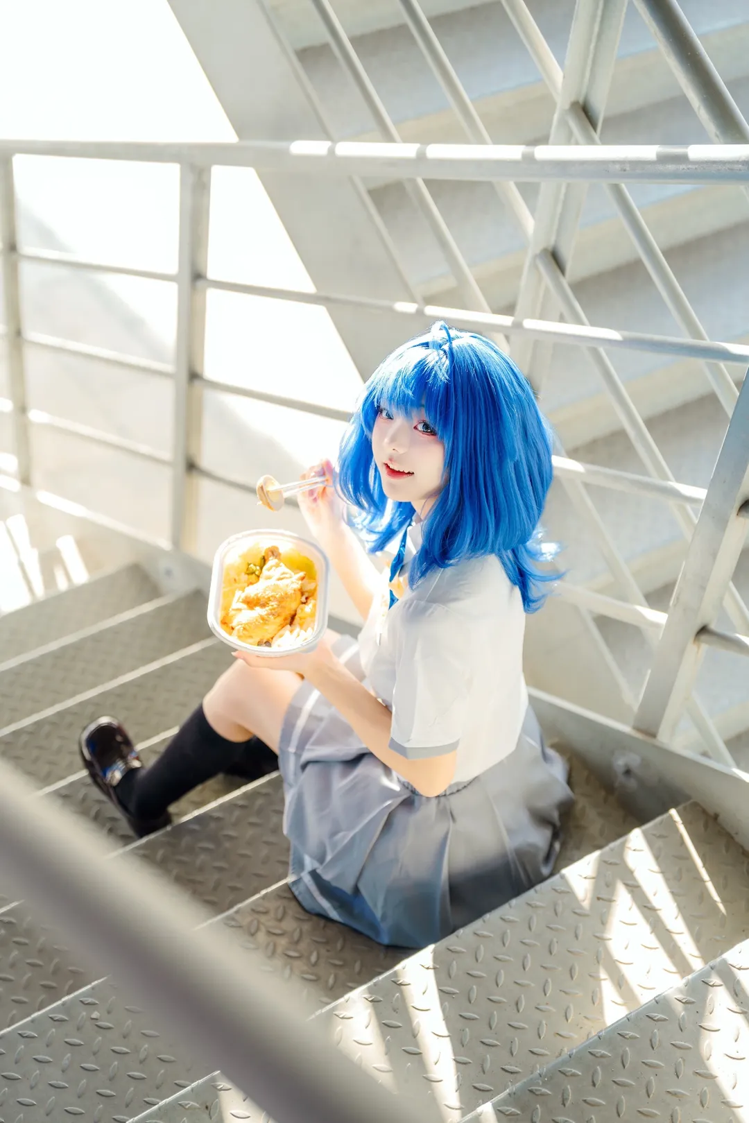 二次元日常, 八奈见杏菜cos, 败犬女主太多了, 夏日校园风cos, 索尼A7R5摄影 - 第1张
